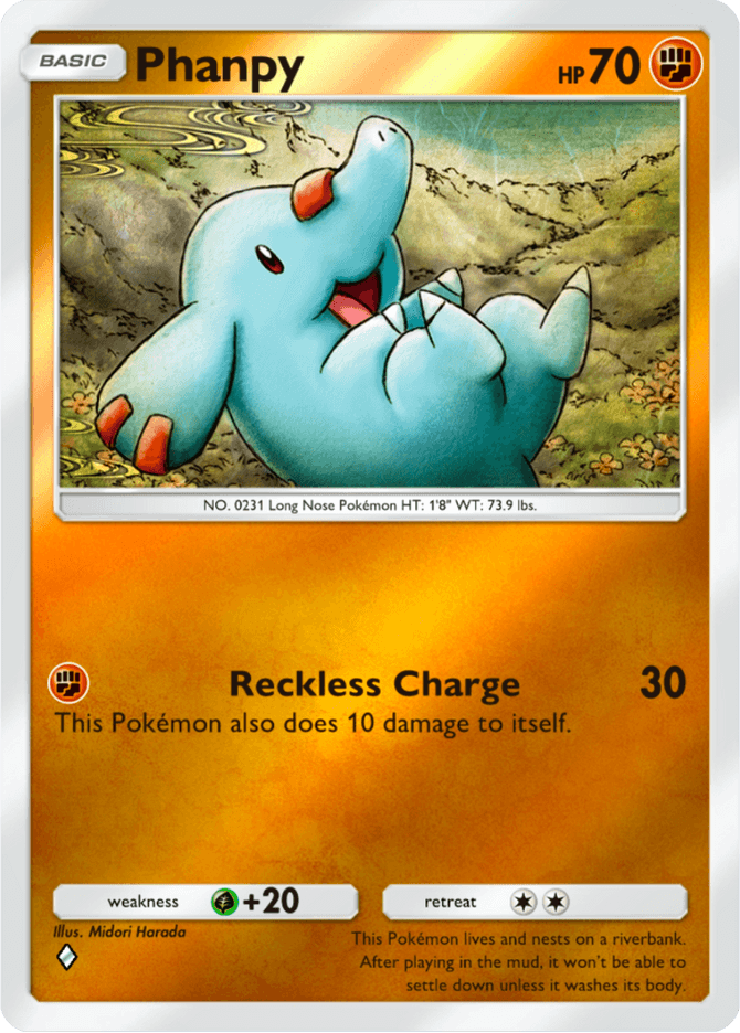 Phanpy - card A4b-201 in Pokémon TCG Pocket