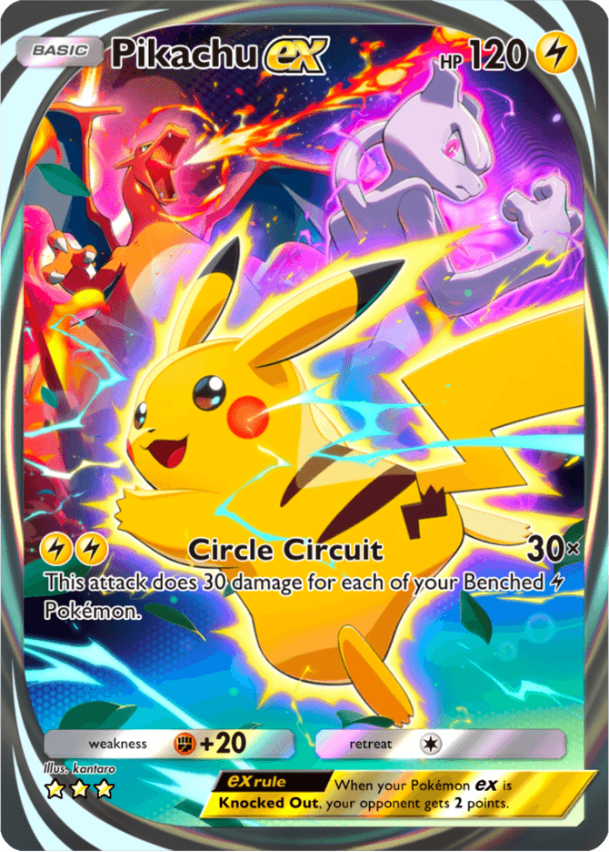Pikachu ex - card A4b-376 in Pokémon TCG Pocket