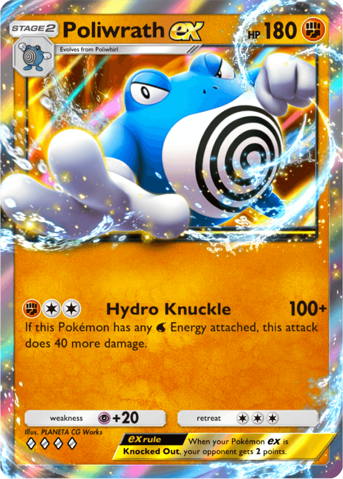 Poliwrath ex - card A4a-042 in Pokémon TCG Pocket