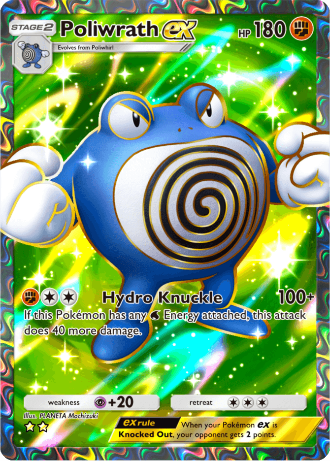 Poliwrath ex - card A4a-082 in Pokémon TCG Pocket