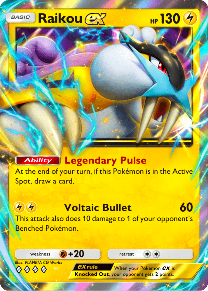 Raikou ex - card A4a-025 in Pokémon TCG Pocket