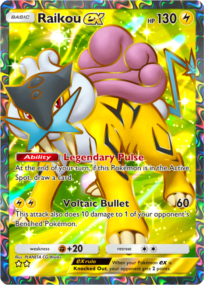 Raikou ex - card A4a-081 in Pokémon TCG Pocket
