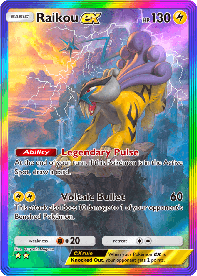 Raikou ex - card A4a-088 in Pokémon TCG Pocket