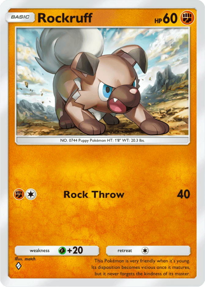 Rockruff - card A4b-220 in Pokémon TCG Pocket