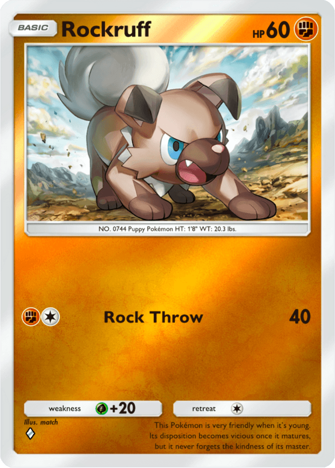 Rockruff - card A4b-221 in Pokémon TCG Pocket