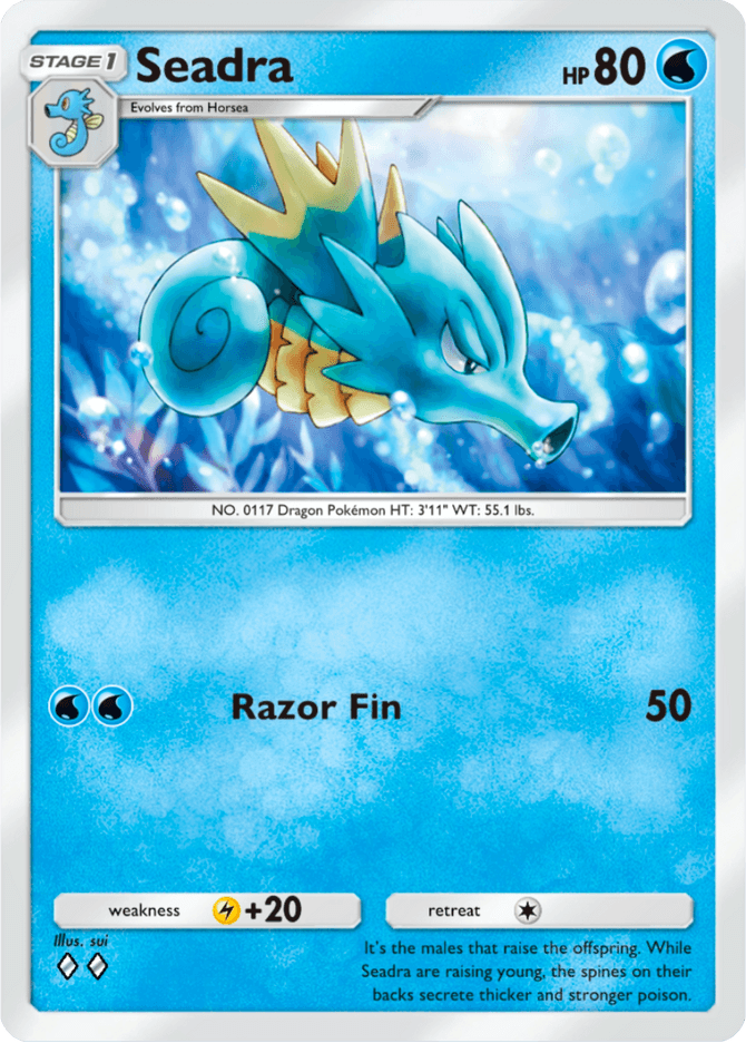 Seadra - card A4b-090 in Pokémon TCG Pocket