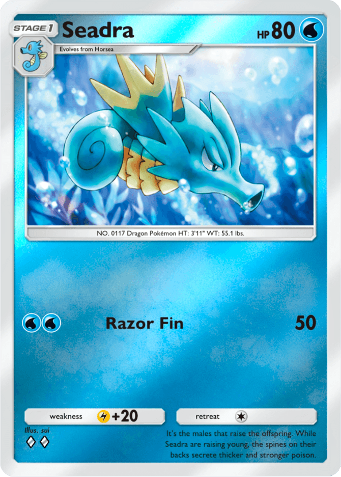 Seadra - card A4b-091 in Pokémon TCG Pocket