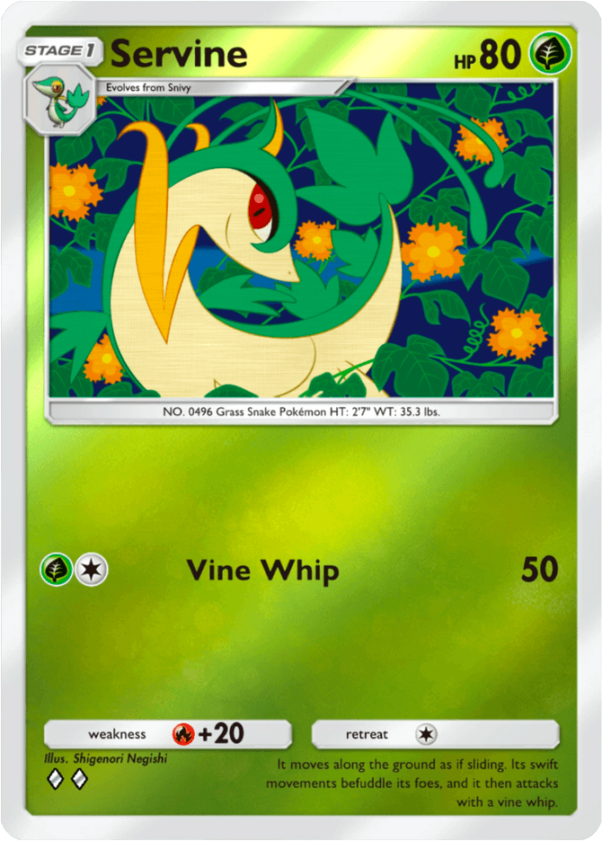 Servine - card A4b-035 in Pokémon TCG Pocket