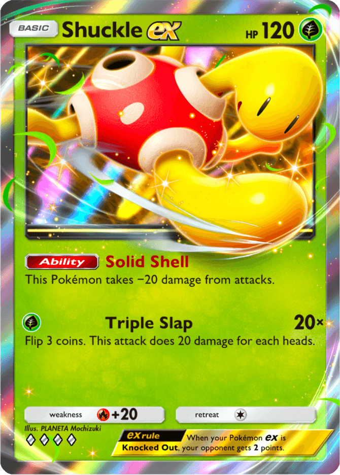 Shuckle ex - card A4b-023 in Pokémon TCG Pocket