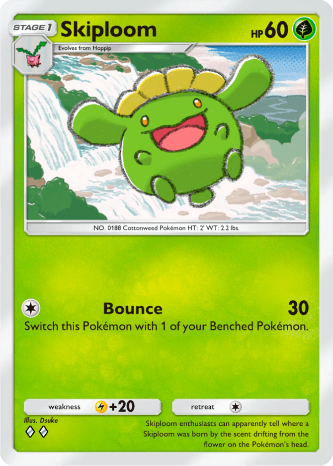 Skiploom - card A4a-002 in Pokémon TCG Pocket