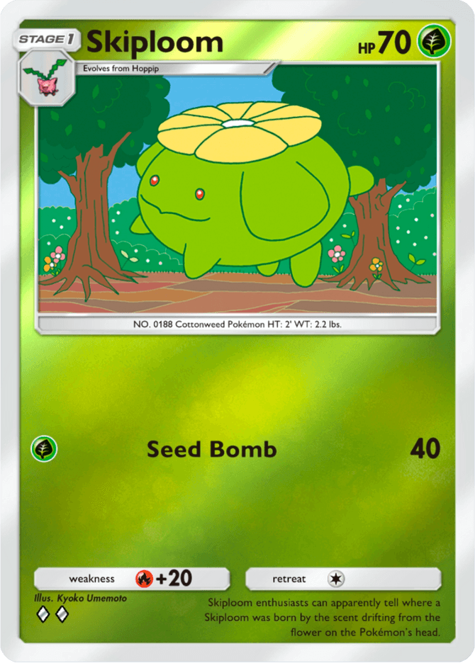 Skiploom - card A4b-017 in Pokémon TCG Pocket