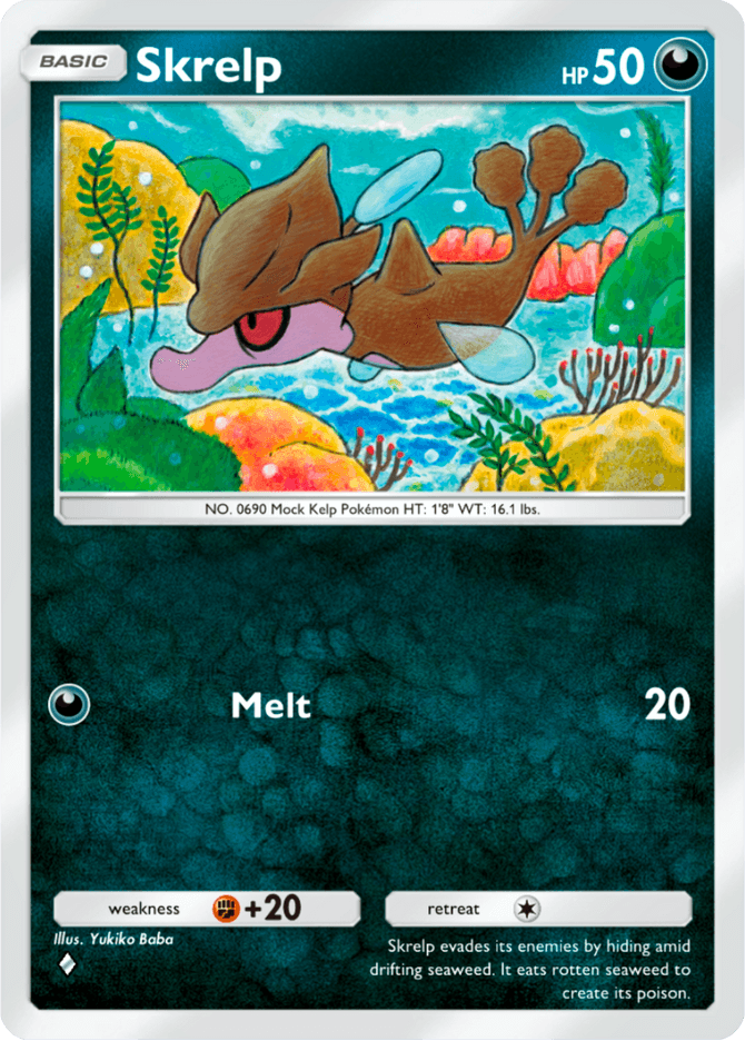 Skrelp - card A4a-053 in Pokémon TCG Pocket