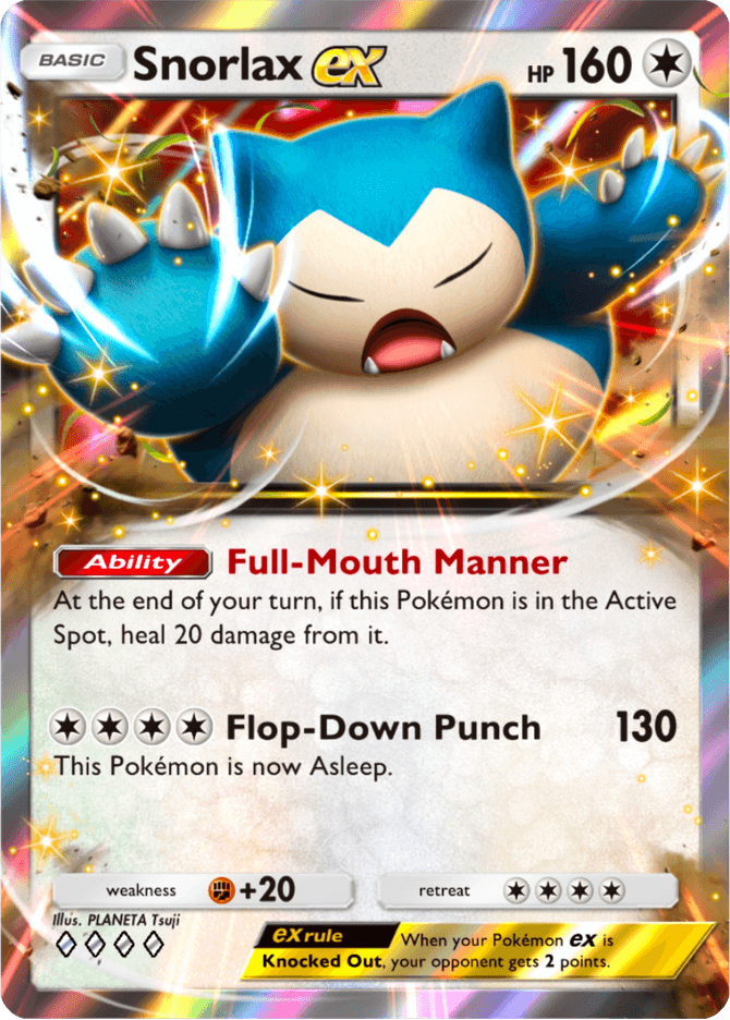 Snorlax ex - card A4b-288 in Pokémon TCG Pocket