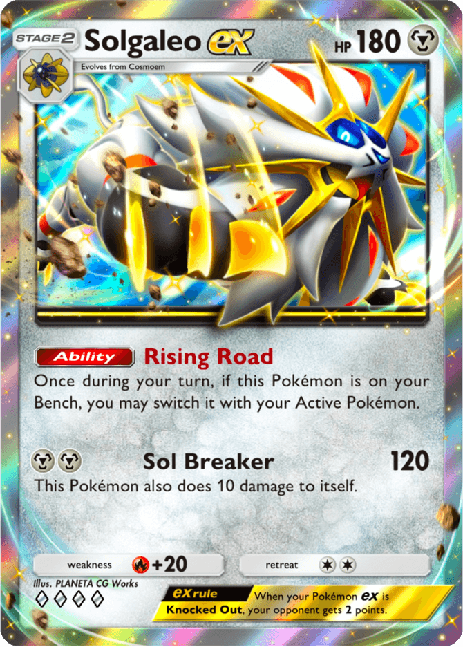 Solgaleo ex - card A4b-259 in Pokémon TCG Pocket