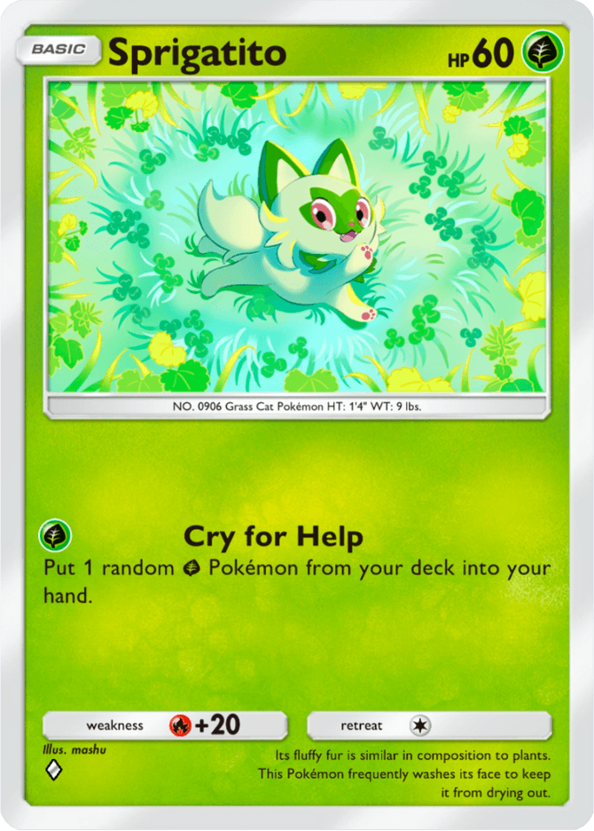 Sprigatito - card A4b-049 in Pokémon TCG Pocket