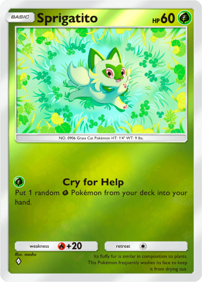 Sprigatito - card A4b-050 in Pokémon TCG Pocket