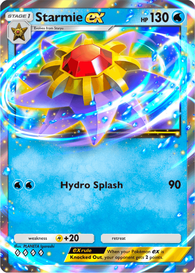 Starmie ex - card A4b-095 in Pokémon TCG Pocket