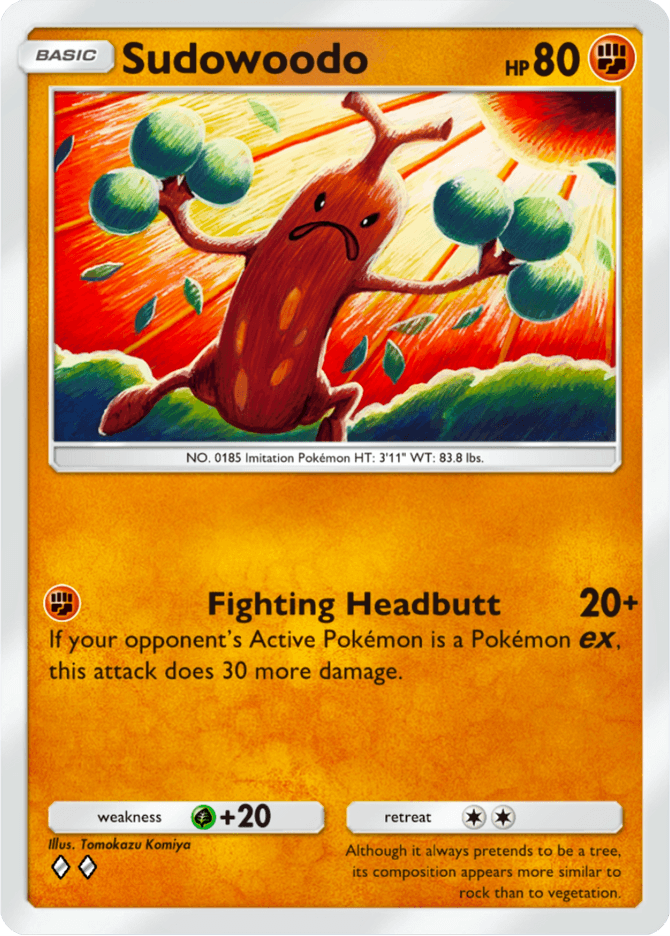 Sudowoodo - card A4b-198 in Pokémon TCG Pocket