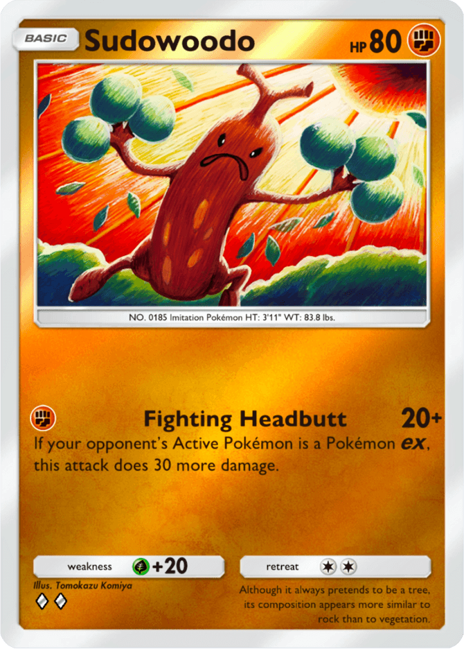 Sudowoodo - card A4b-199 in Pokémon TCG Pocket