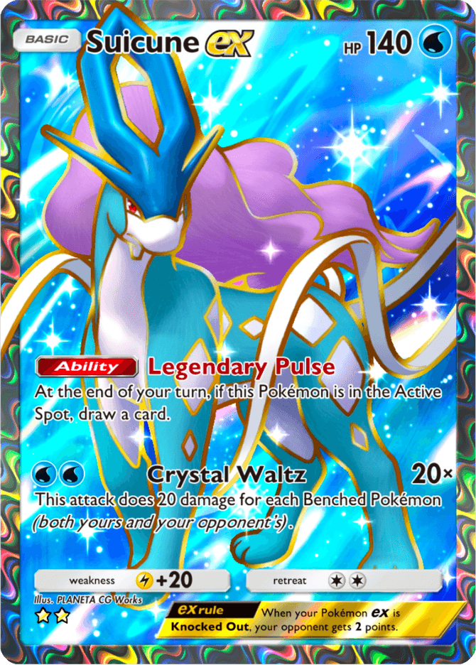 Suicune ex - card A4a-080 in Pokémon TCG Pocket