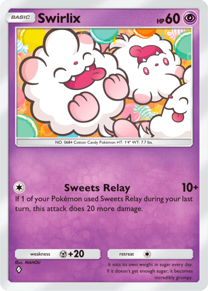 Swirlix - card A4b-173 in Pokémon TCG Pocket