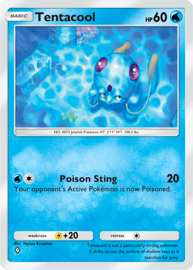 Tentacool - card A4a-015 in Pokémon TCG Pocket