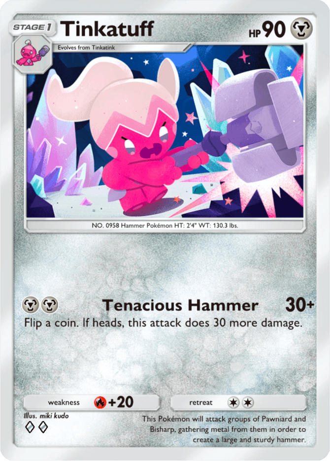 Tinkatuff - card A4b-264 in Pokémon TCG Pocket