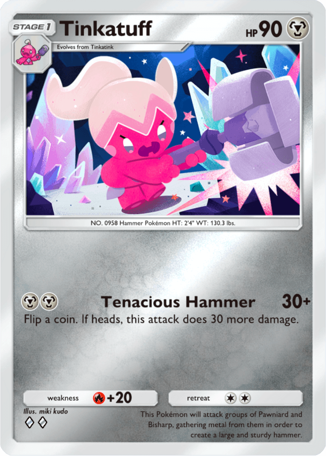 Tinkatuff - card A4b-265 in Pokémon TCG Pocket