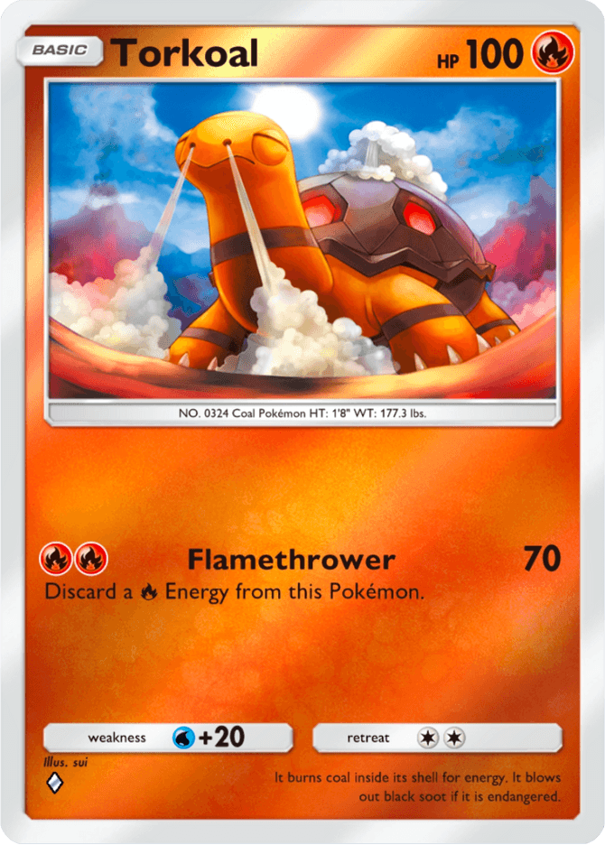 Torkoal - card A4b-070 in Pokémon TCG Pocket