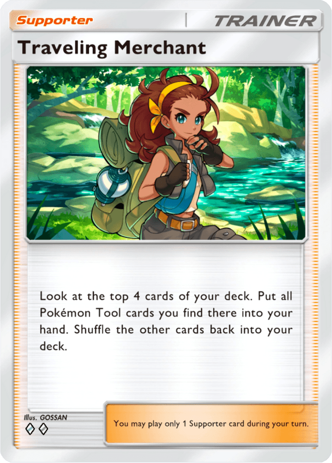 Traveling Merchant - card A4a-070 in Pokémon TCG Pocket