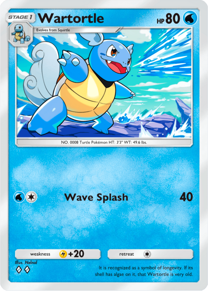 Wartortle - card A4b-085 in Pokémon TCG Pocket