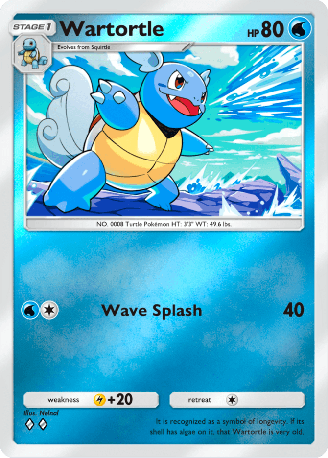 Wartortle - card A4b-086 in Pokémon TCG Pocket