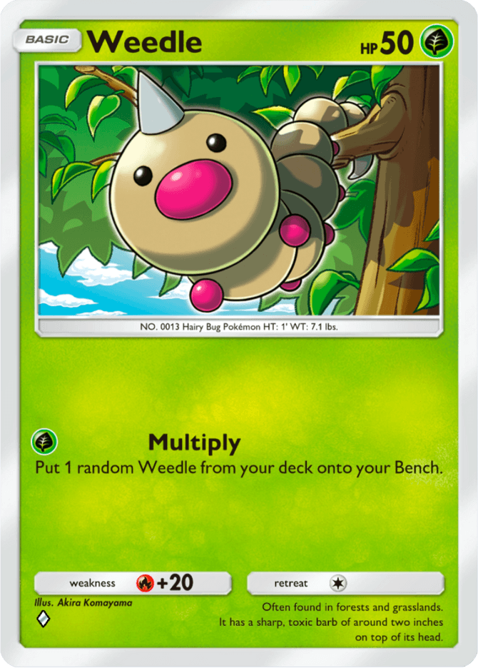 Weedle - card A4b-006 in Pokémon TCG Pocket