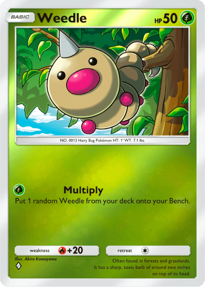 Weedle - card A4b-007 in Pokémon TCG Pocket