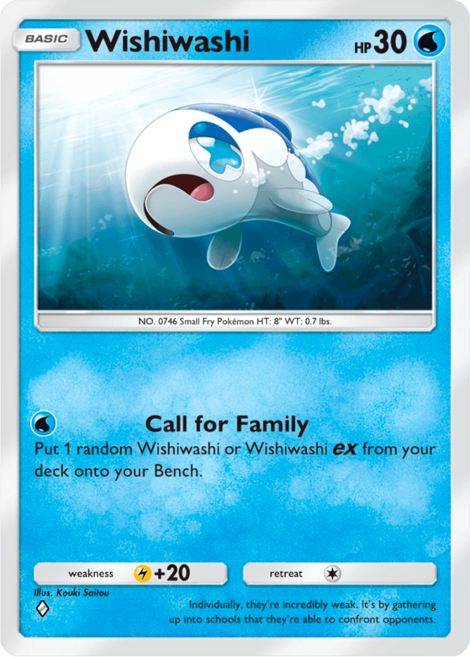 Wishiwashi - card A4b-122 in Pokémon TCG Pocket