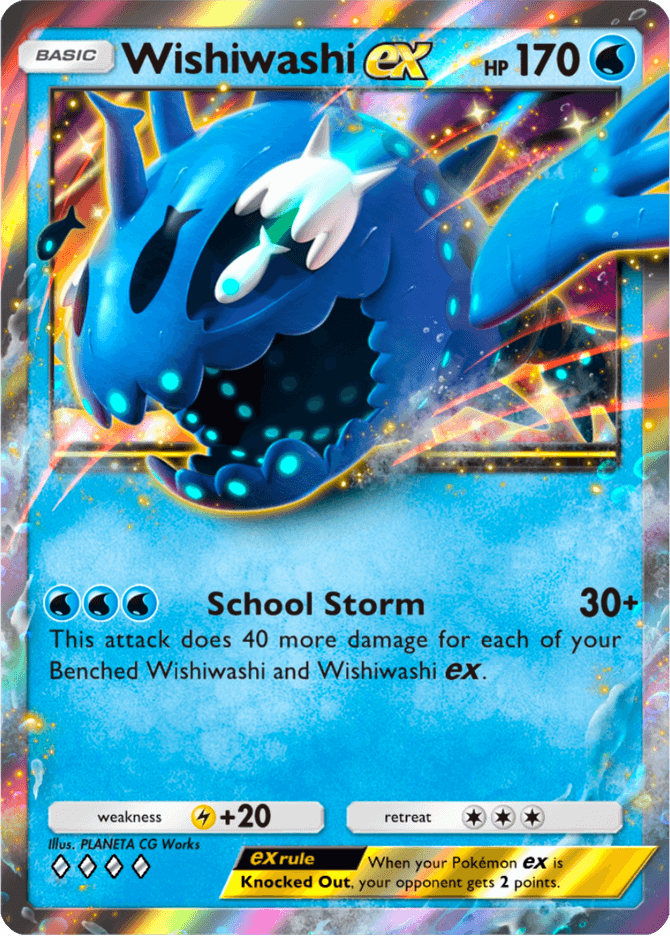 Wishiwashi ex - card A4b-124 in Pokémon TCG Pocket