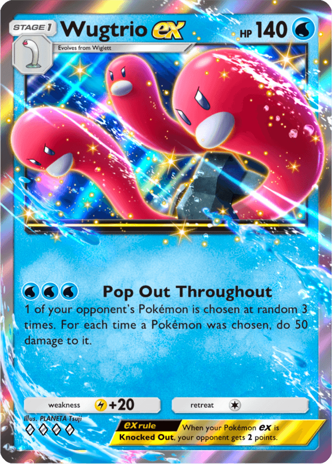 Wugtrio ex - card A4b-127 in Pokémon TCG Pocket