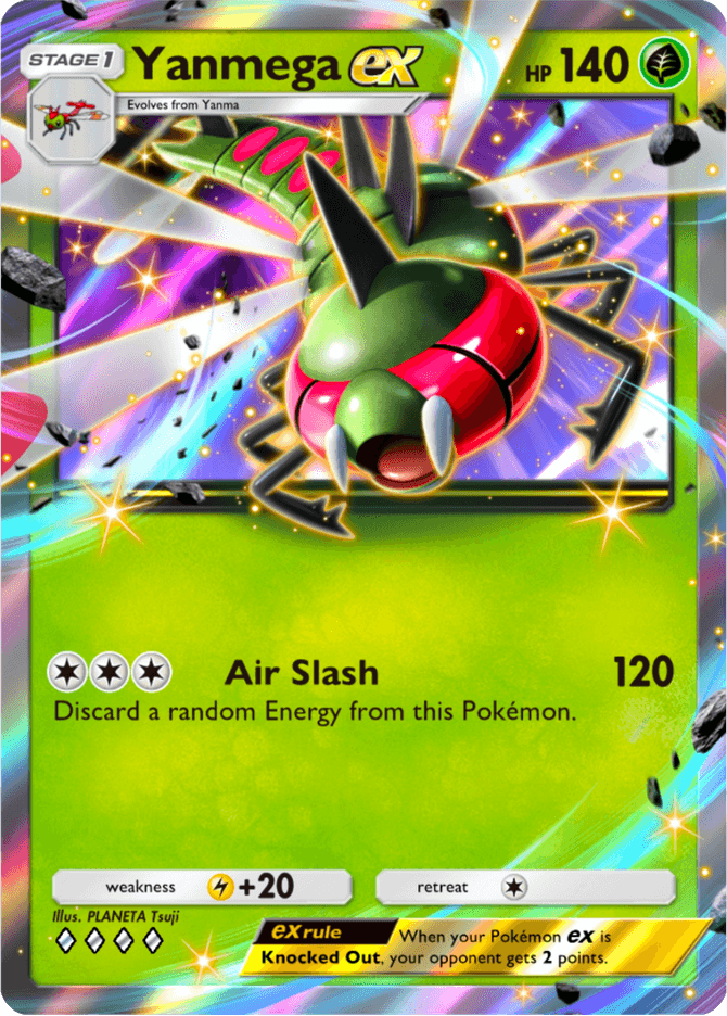 Yanmega ex - card A4b-022 in Pokémon TCG Pocket