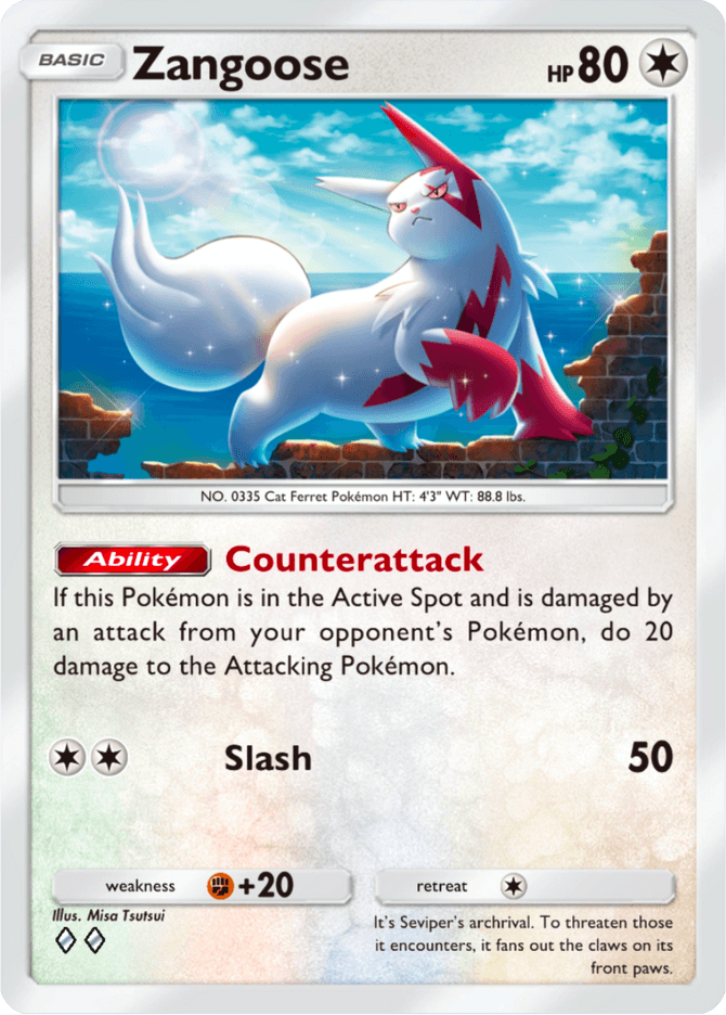 Zangoose - card A4a-065 in Pokémon TCG Pocket