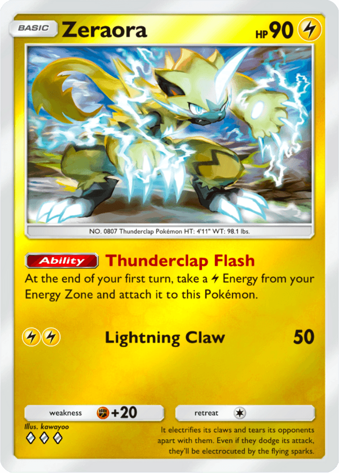 Zeraora - card A4b-150 in Pokémon TCG Pocket