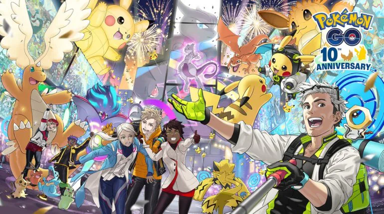 10th anniversary to Pokémon GO