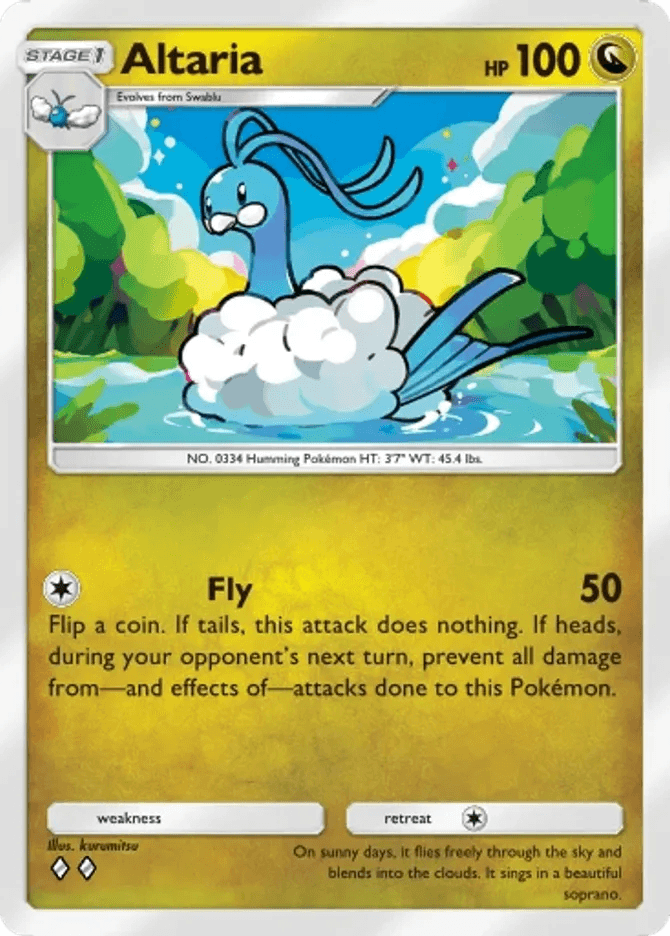 Altaria - card B3a-052 in Pokémon TCG Pocket