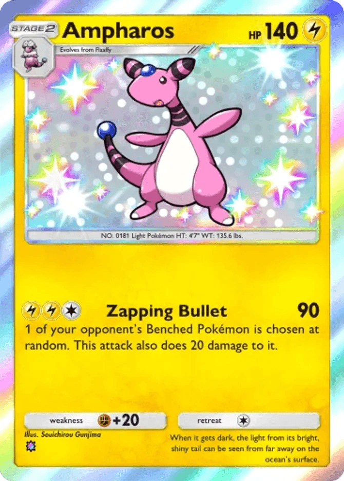Ampharos - card B3b-096 in Pokémon TCG Pocket
