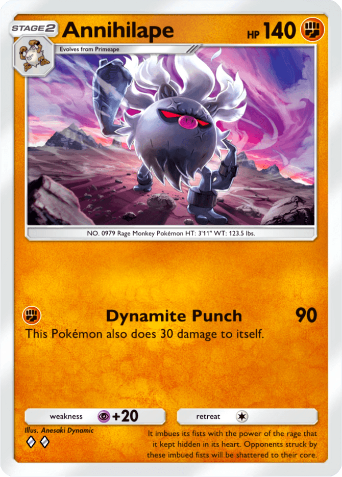 Annihilape - card B2a-057 in Pokémon TCG Pocket