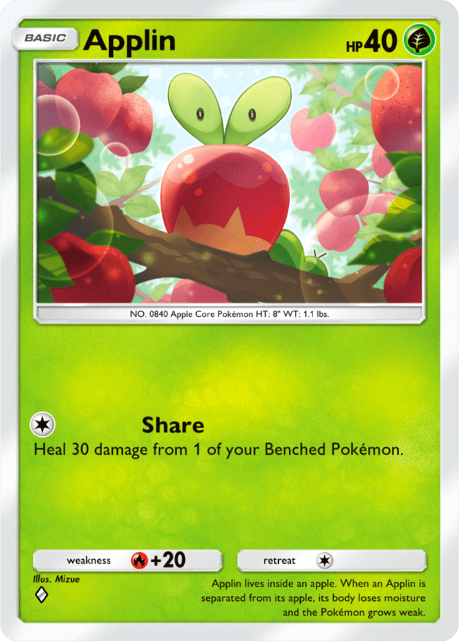 Applin - card B3-019 in Pokémon TCG Pocket