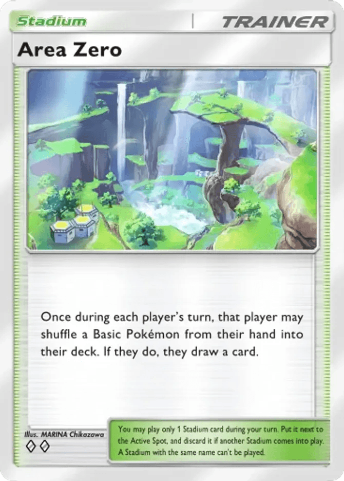 Area Zero - card B3a-074 in Pokémon TCG Pocket