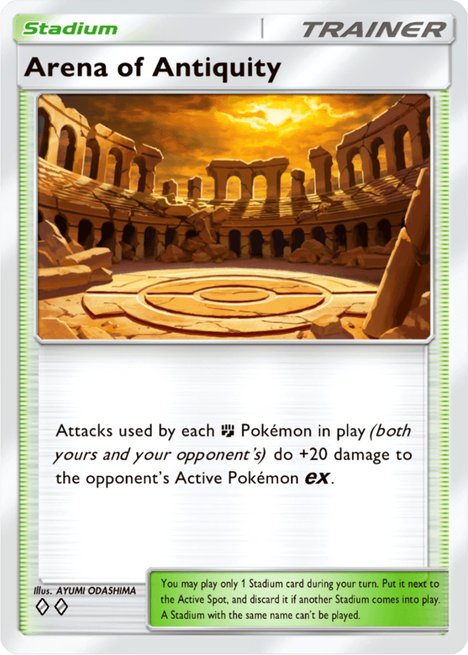 Arena of Antiquity - card B3-154 in Pokémon TCG Pocket