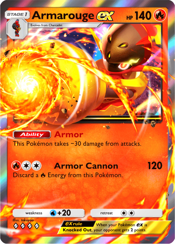 Armarouge ex - card B2a-020 in Pokémon TCG Pocket