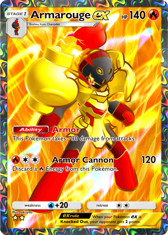 Armarouge ex - card B2a-101 in Pokémon TCG Pocket