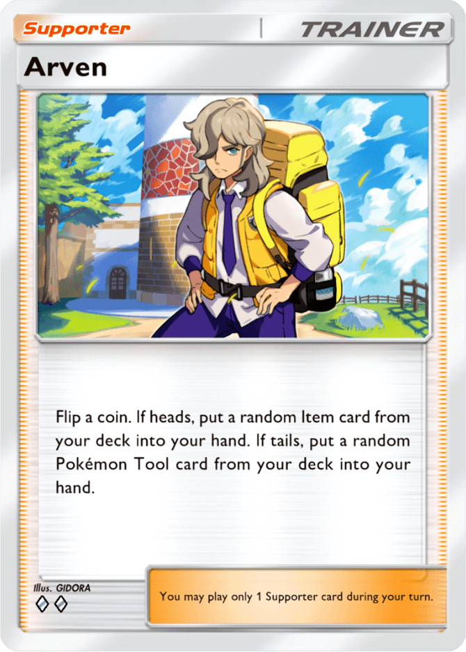 Arven - card B2a-091 in Pokémon TCG Pocket